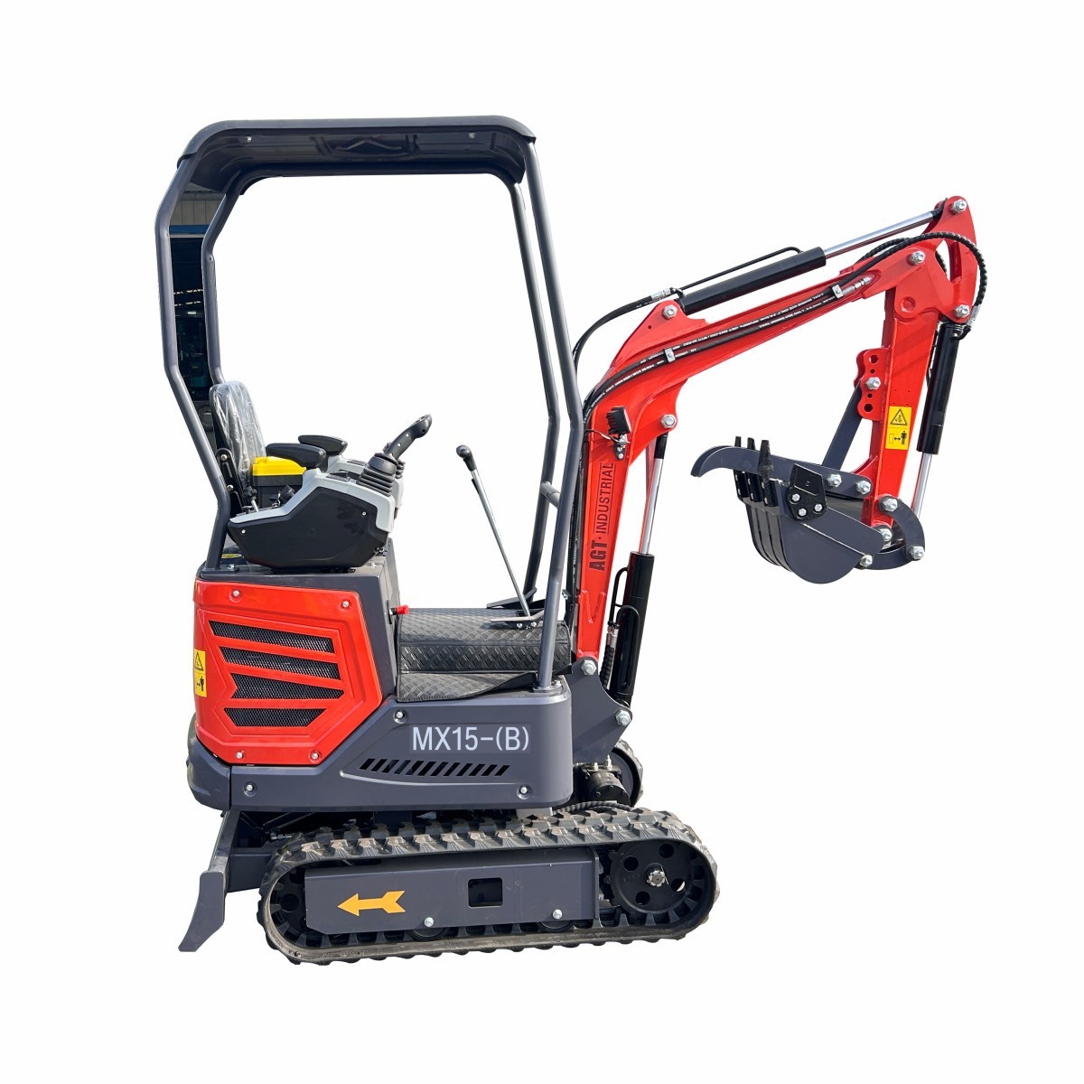 Agrotk 1Ton Mini Excavator Digger w/Pilot Control System 13.5HP B&S Gas Engine