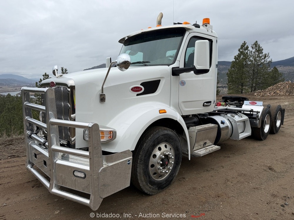 2024 Peterbilt 567 T/A Semi Truck 5th Wheel Tractor Cummins X15 18 Speed bidadoo