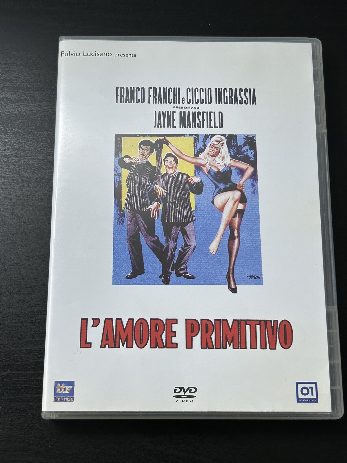 L’AMORE PRIMITIVO con Franco e Ciccio – DVD ITA Italiano (Jayne Mansfield)