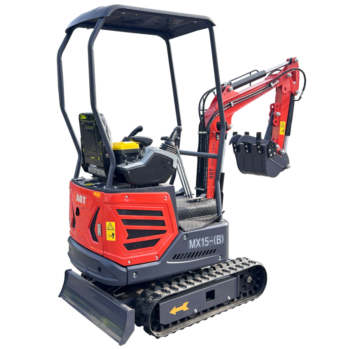 Agrotk 1 Ton Mini Excavator B&S Gasoline Engine w/Pilot Control Tracked MX15-B