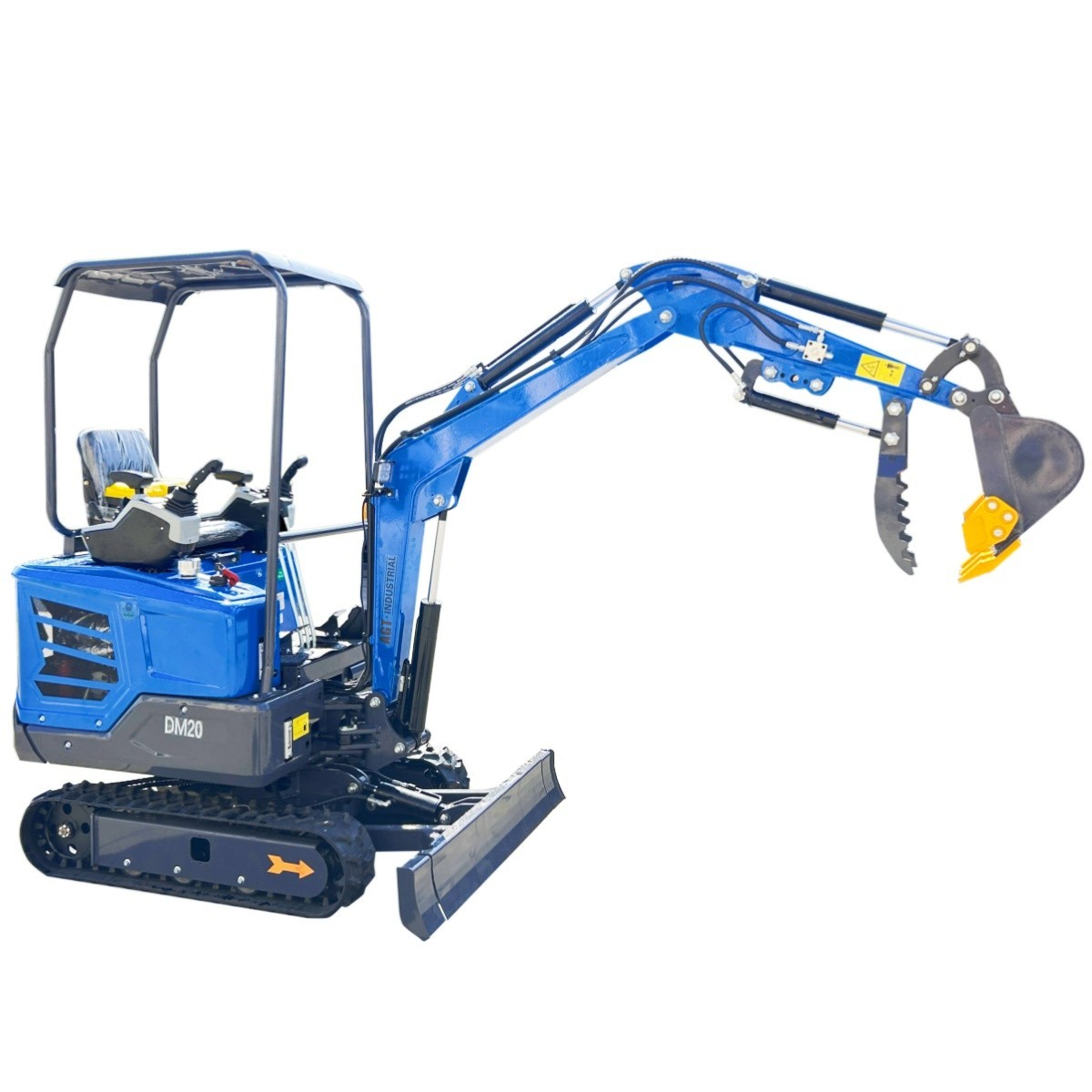 1.3 Ton Kubota D722 Diesel Engine Mini Excavator Hydraulic Thumb Digger AGT-DM20