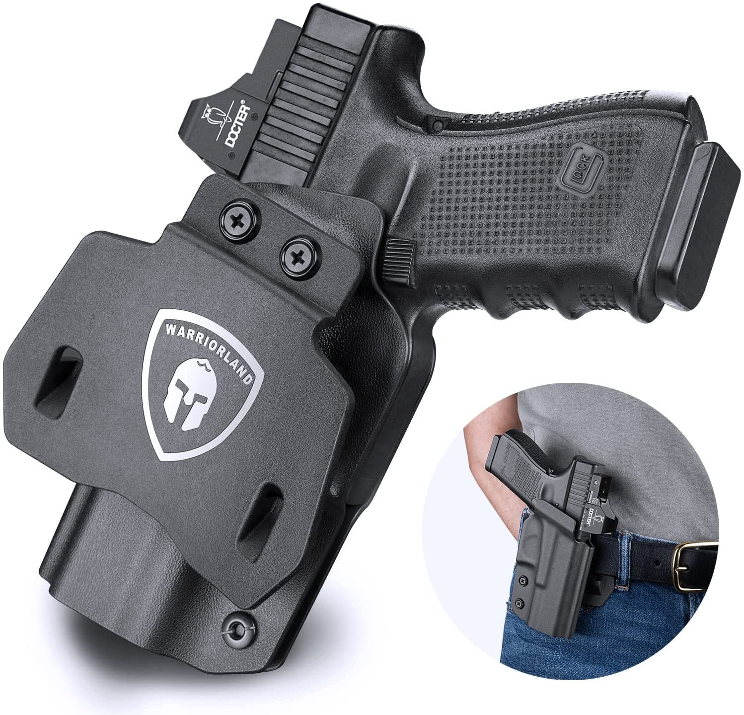 OWB Holster,Optic Cut For Glock 17/19,19X,G22/23/32/31 Gen3-4,G44,G45,G45 MOS,RH