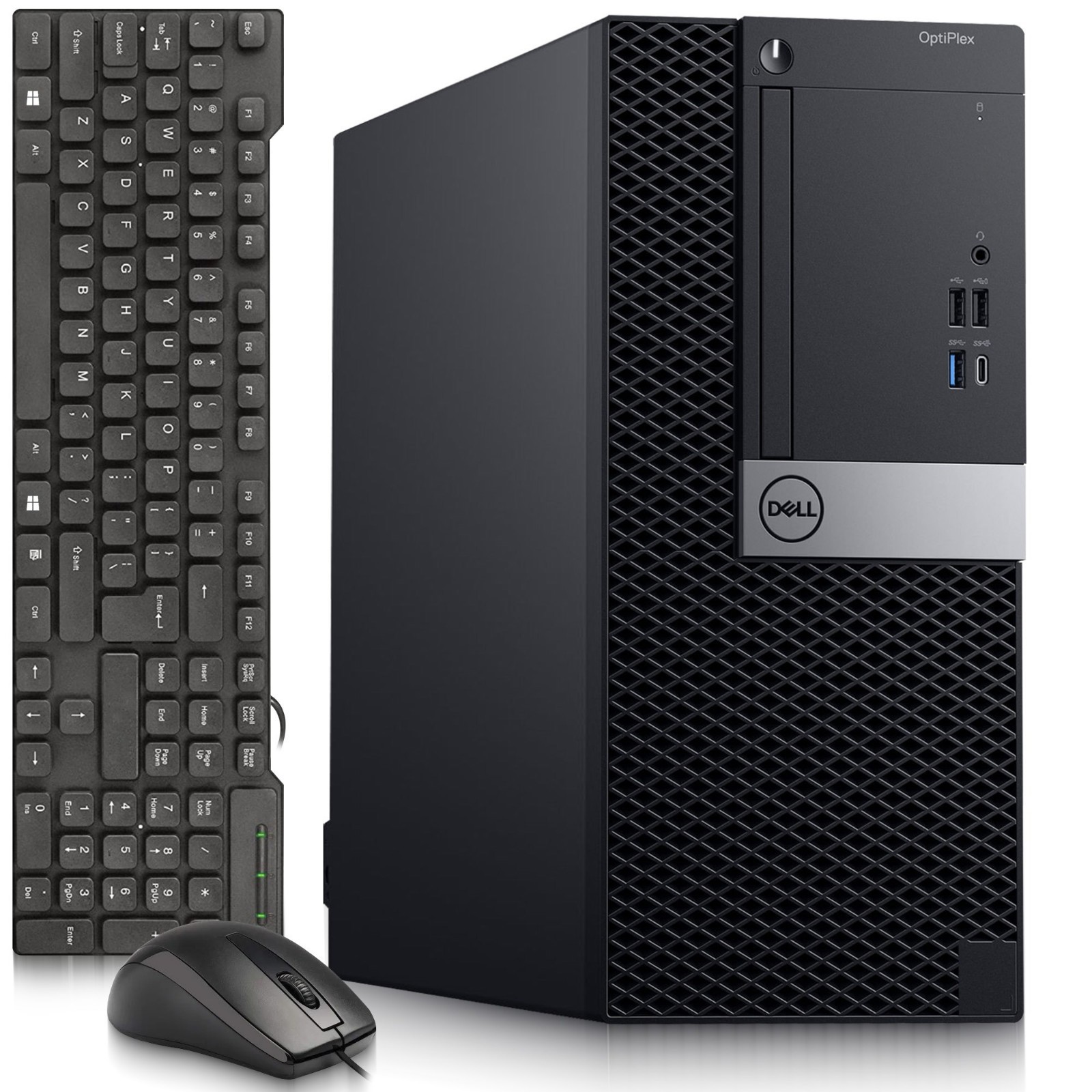 Dell 7070 Mini Tower intel i5-9th, 16GB RAM 128GB SSD 500GB HDD Wi-Fi Windows 11