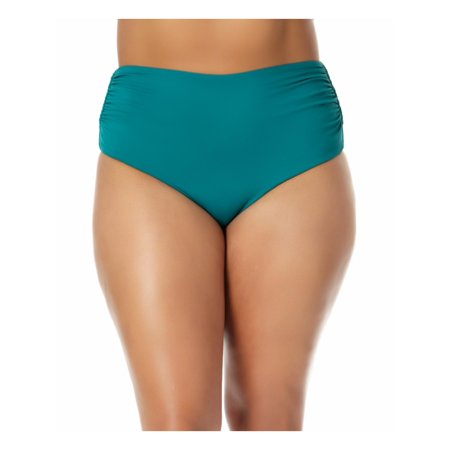 Anne Cole Womens Plus Convertible High Waist Swim Bottom Separates