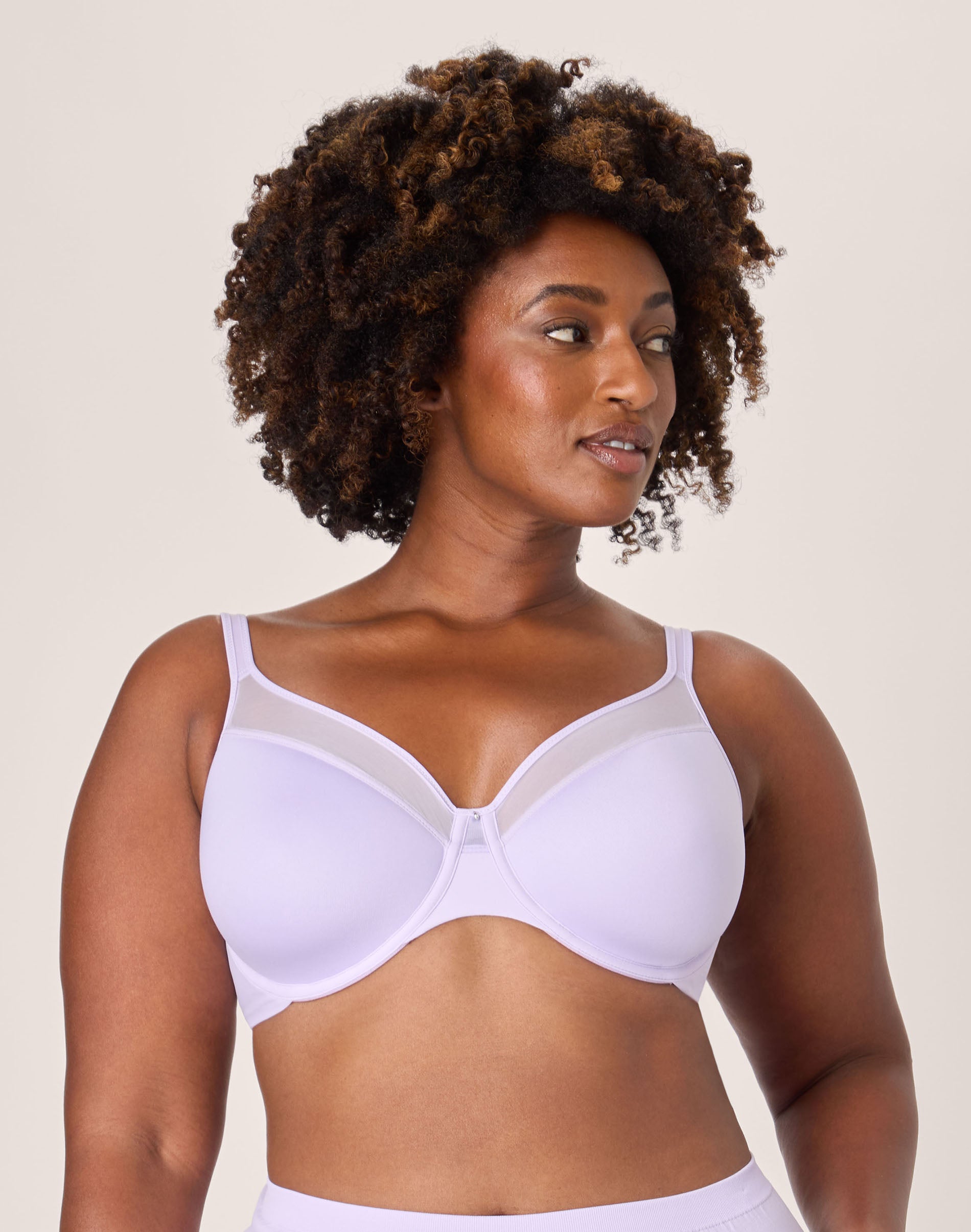 Bali One Smooth U Ultra Light Underwire Bra Lilac Wash 40C Women’s
