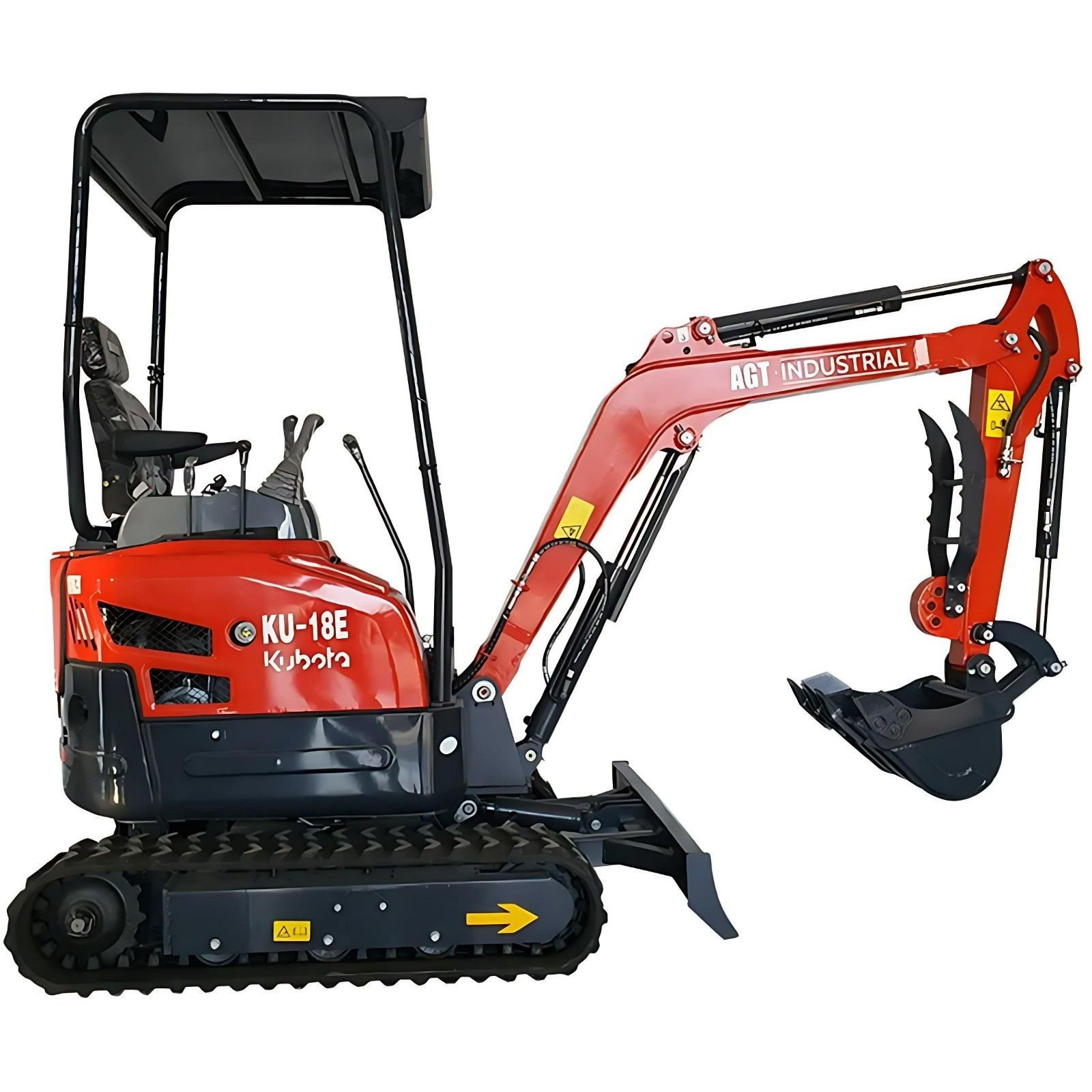 1.8 Ton Kubota Diesel Engine Mini Excavator Pilot Control Tracked Crawler Digger