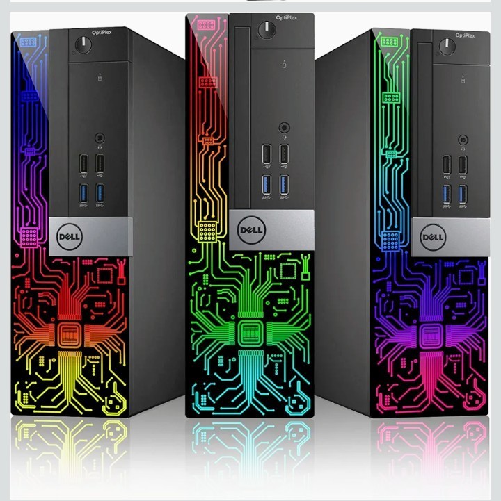 Dell OptiPlex RGB Light Desktop i5 16GB 1TB SSD HDMI WIFI -Gaming Keyboard Mouse