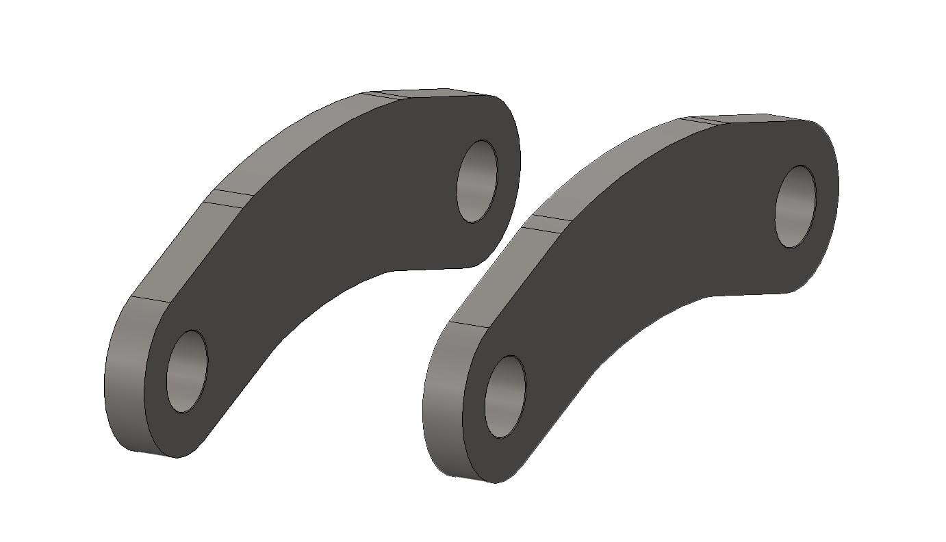 7142838 & 7142836 Side Tipping Banana Links (sold as a pair)