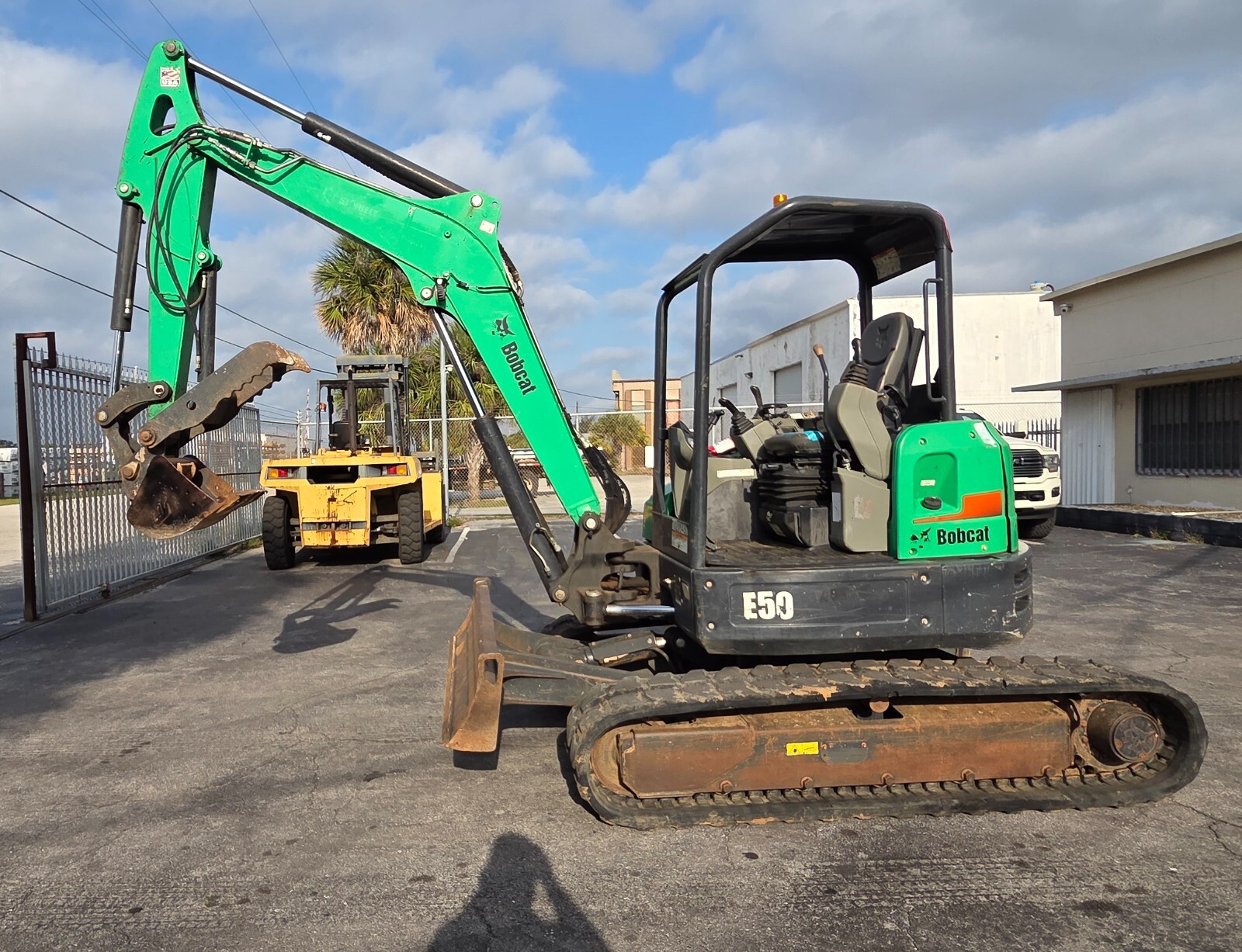 2019 BOBCAT E50 MINI EXCAVATOR 1900 HRS Hydraulic Thumb E 50