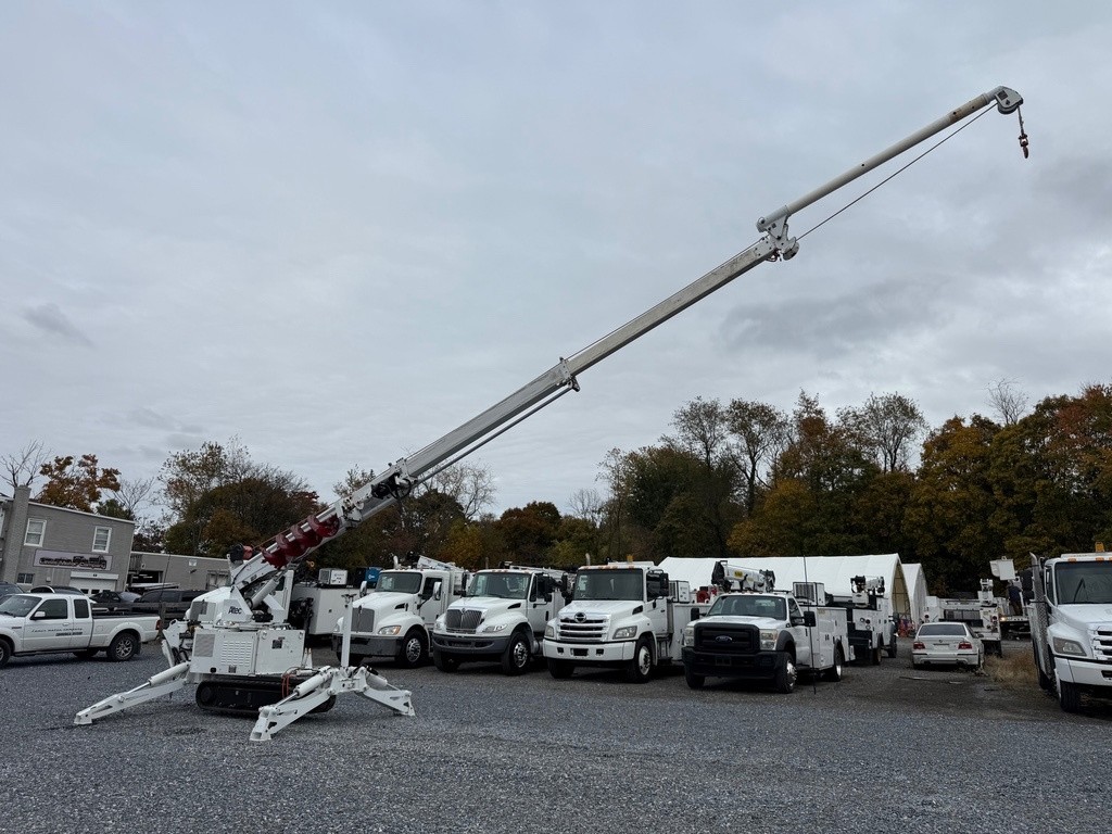 2012 Altec DB37 Backyard Digger Derrick Track Machine Crane Diesel Compact Used