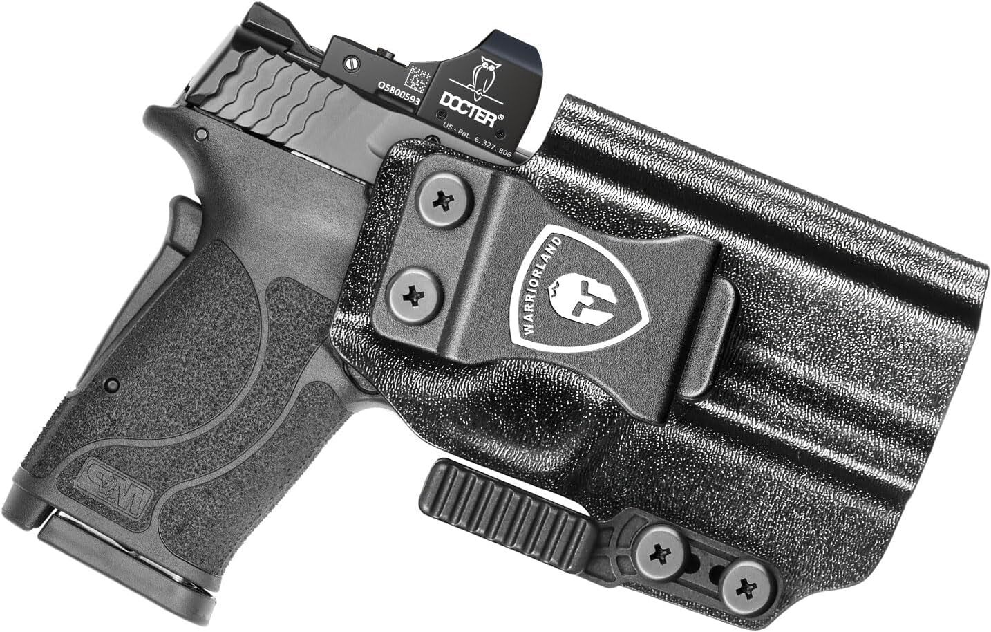 IWB Holster wi/Claw&Optic Cut Fit M&P380 SHIELD EZ,M&P 9 SHIELD EZ,S&W EQUALIZER