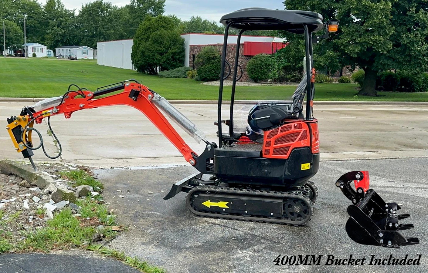 FREE SHIPPING 2 Ton New Mini Excavator, EPA certified USA KUBOTA Diesel Engine