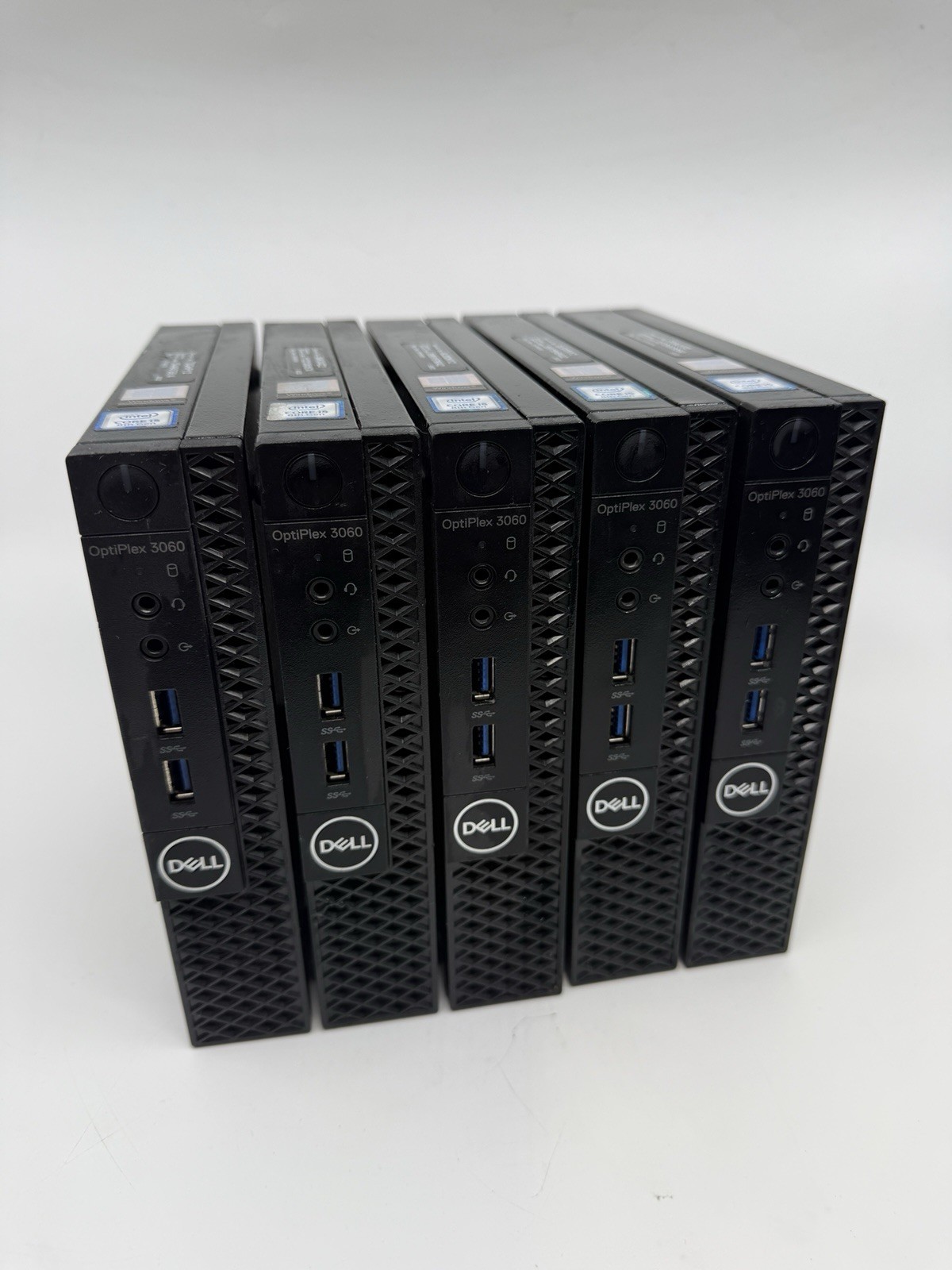 LOT OF 5 DELL OPTIPLEX 3060 MICRO 8th Gen i5-8500T @ 2.10GHz, 8GB RAM, NO HDD