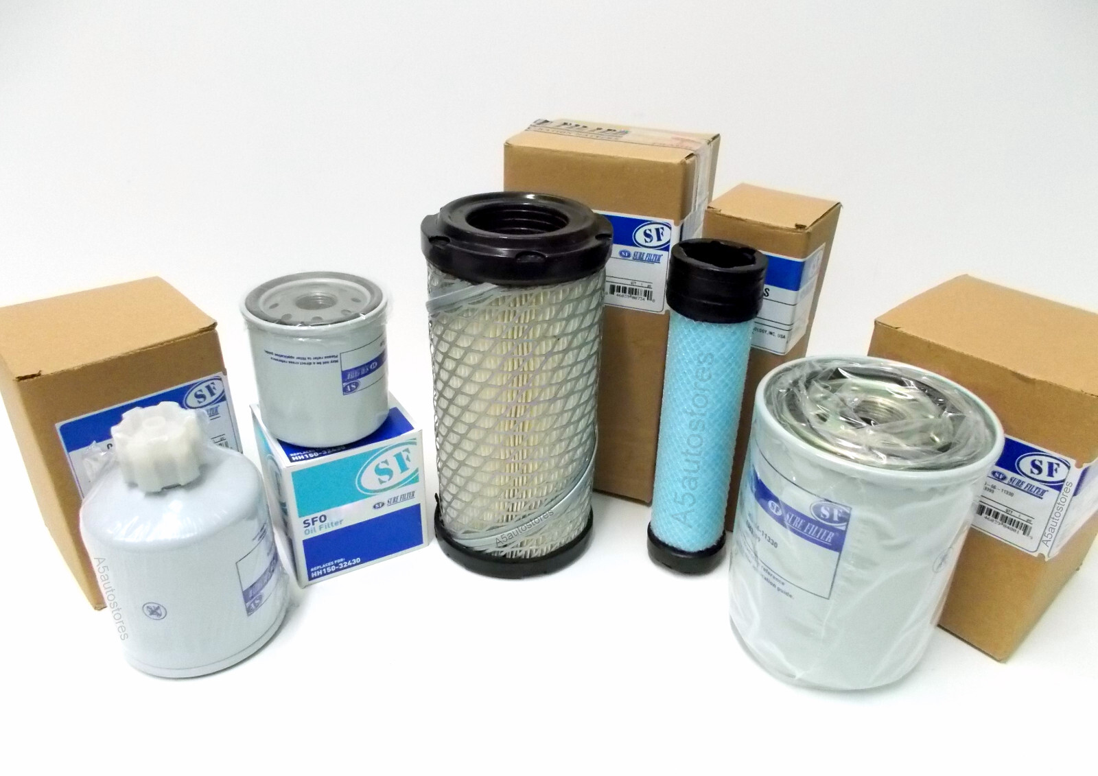 Filter Service Kit for Bobcat E08, E10, E14, E16 with Kubota D722 E2B engine