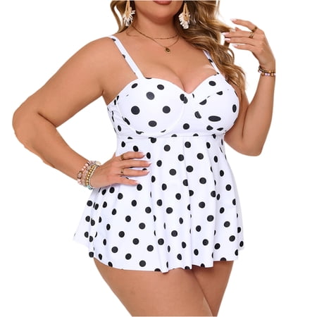 Plus Tankini Tops for Women Only Swimwear Top Bathing Suits Flowy Swimsuit Top