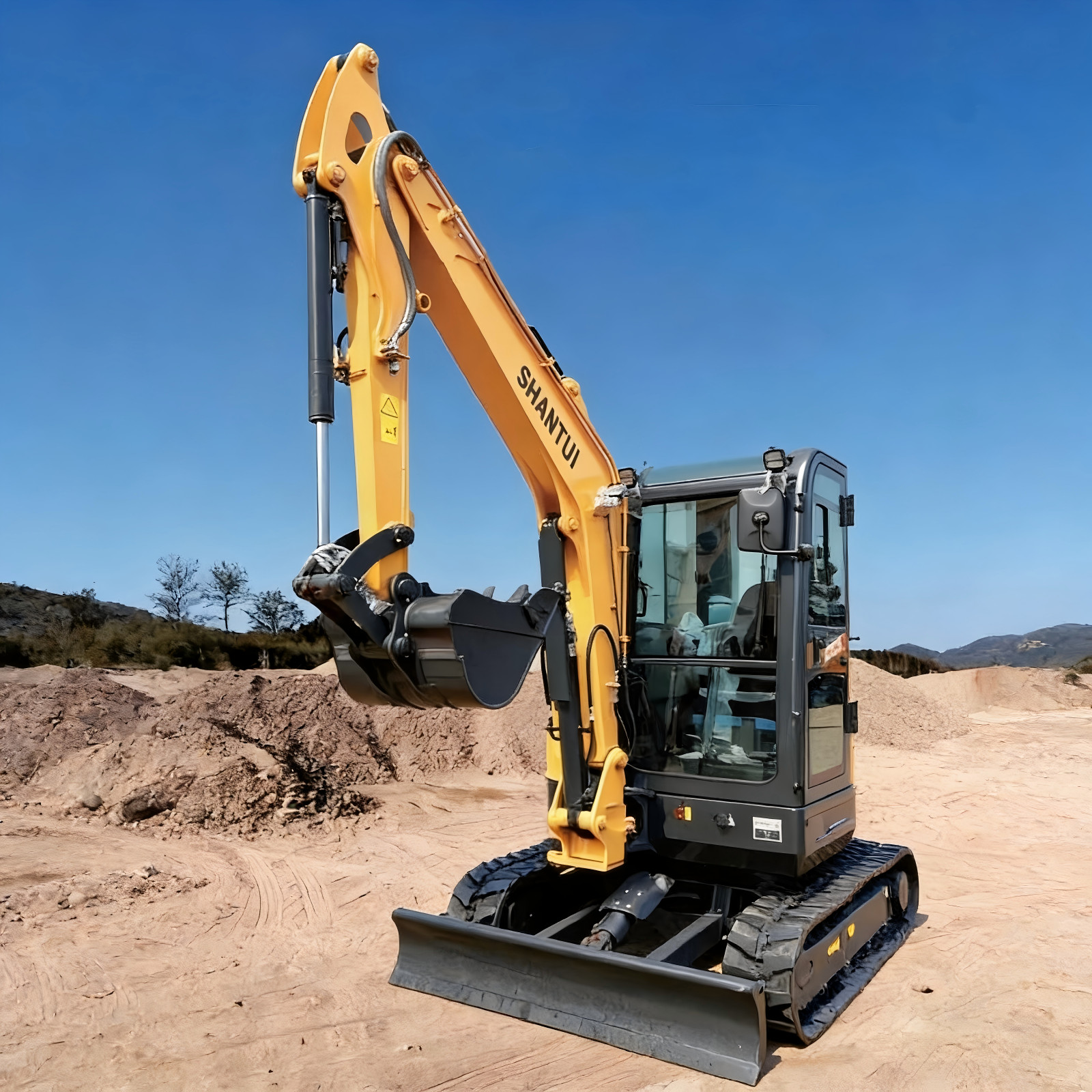 STE45SR 3.8Ton Mini Excavator Digger 24.5 HP  Yanmar Diesel Engine w/Side Swing