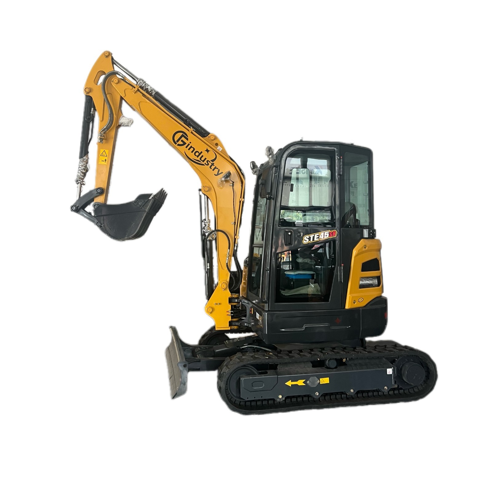 AGT 3.8 Ton, Yanmar Diesel Engine Mini Excavator w/ Hydraulic Thumb | STE45SR