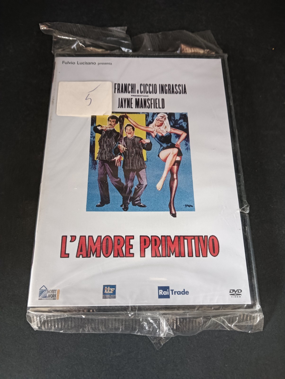 Dvd L’AMORE PRIMITIVO Franco Franchi Ciccio Ingrassia Jayne Mansfield Sigillato