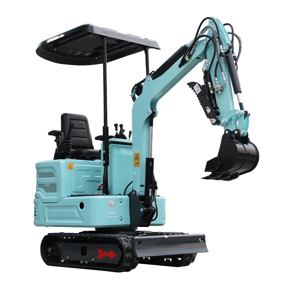 1.4 Ton Mini Excavator, Hydraulic Thumb Clip, Pilot Control System, USA Stock
