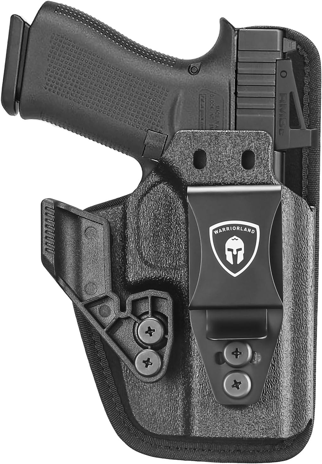 WARRIORLAND IWB Hybrid Holster,For Glock 43X/43X MOS/43/48 MOS/48-Optic Ready,RH
