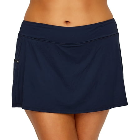 Women’s Beach House Woman HW58058 Plus Size Paloma Beach Emma Pull On Swim Skirt (Admiral 24W)