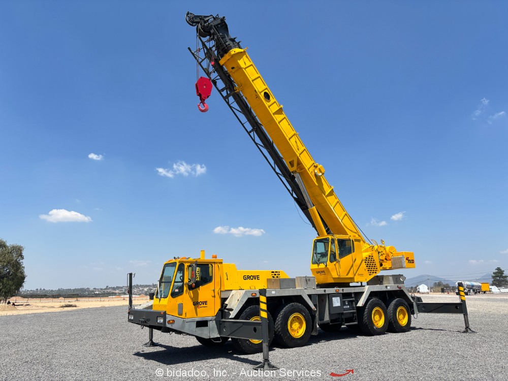 Grove AT700D 8x8x8 50 Ton Hydraulic Truck Crane 142′ Boom Cummins bidadoo