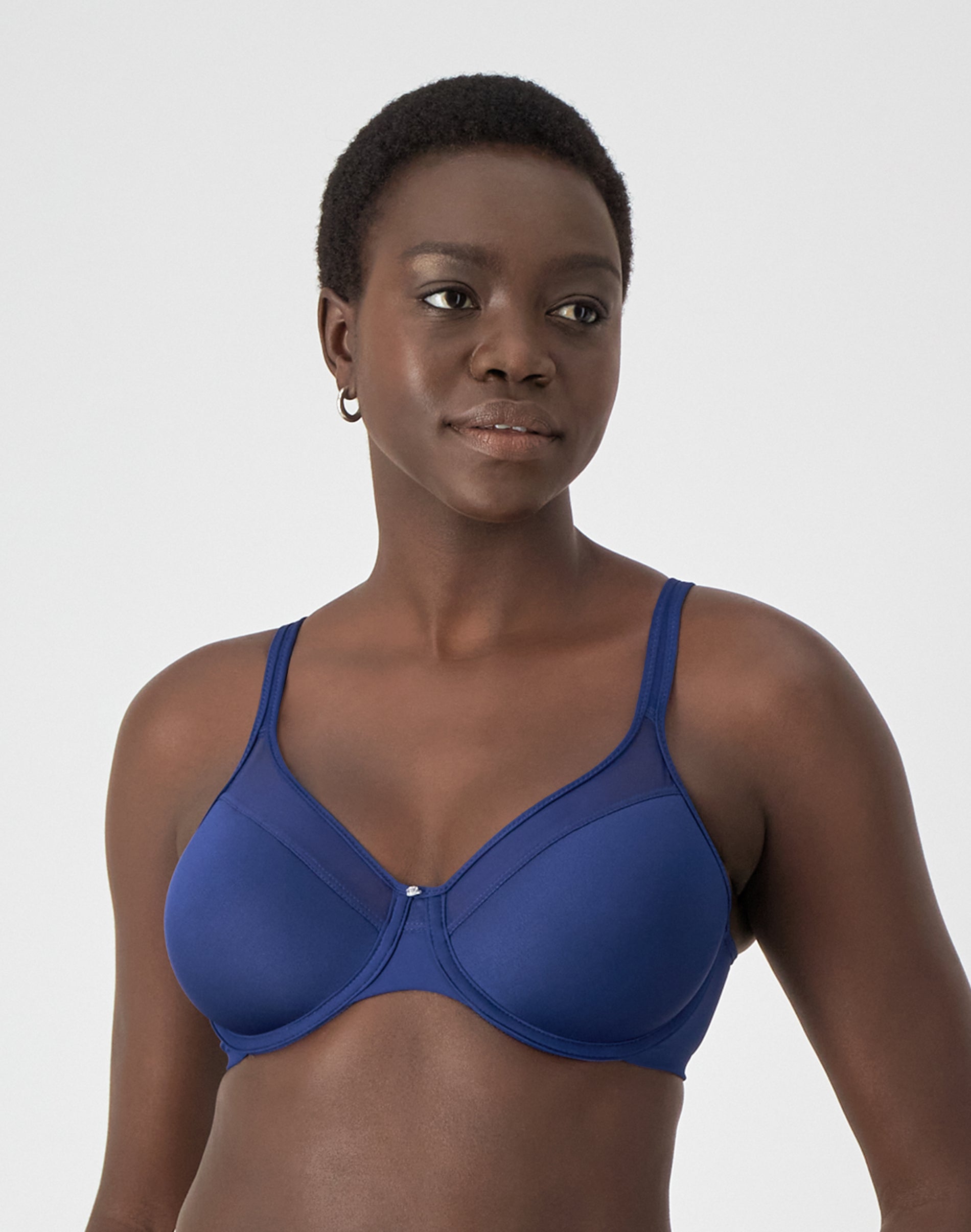 Bali One Smooth U Ultra Light Underwire Bra In The Navy 38D Women’s