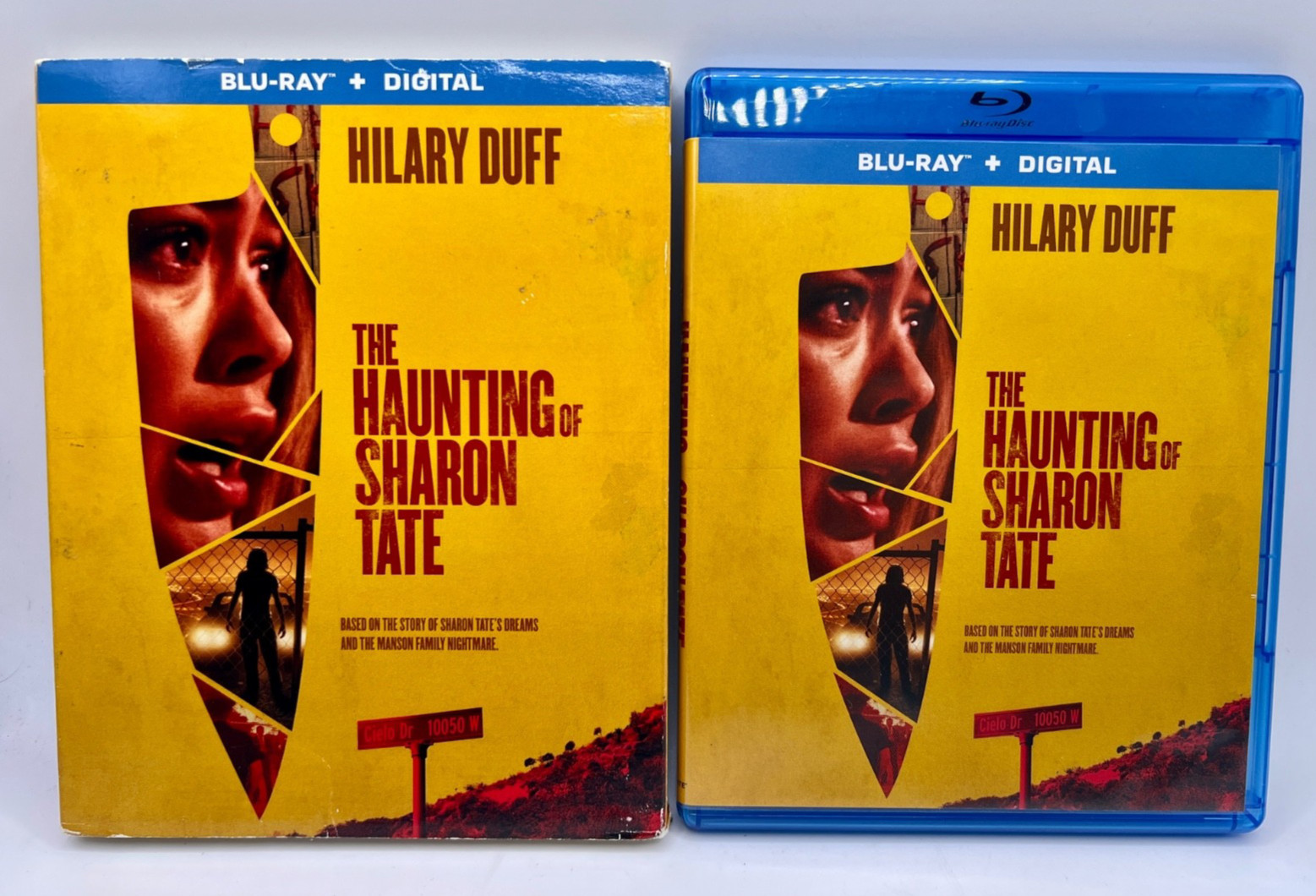 THE HAUNTING OF SHARON TATE  Blu-ray w/ Slipcover Hillary Duff Horror – PLS READ