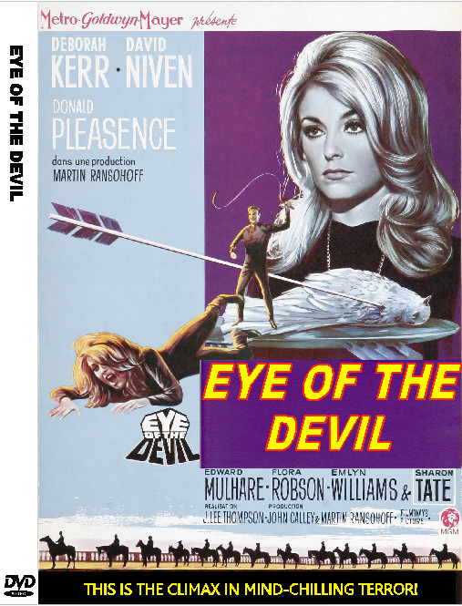 EYE OF THE DEVIL (1966) Deborah Kerr, David Niven, Donald Pleasence, Sharon Tate