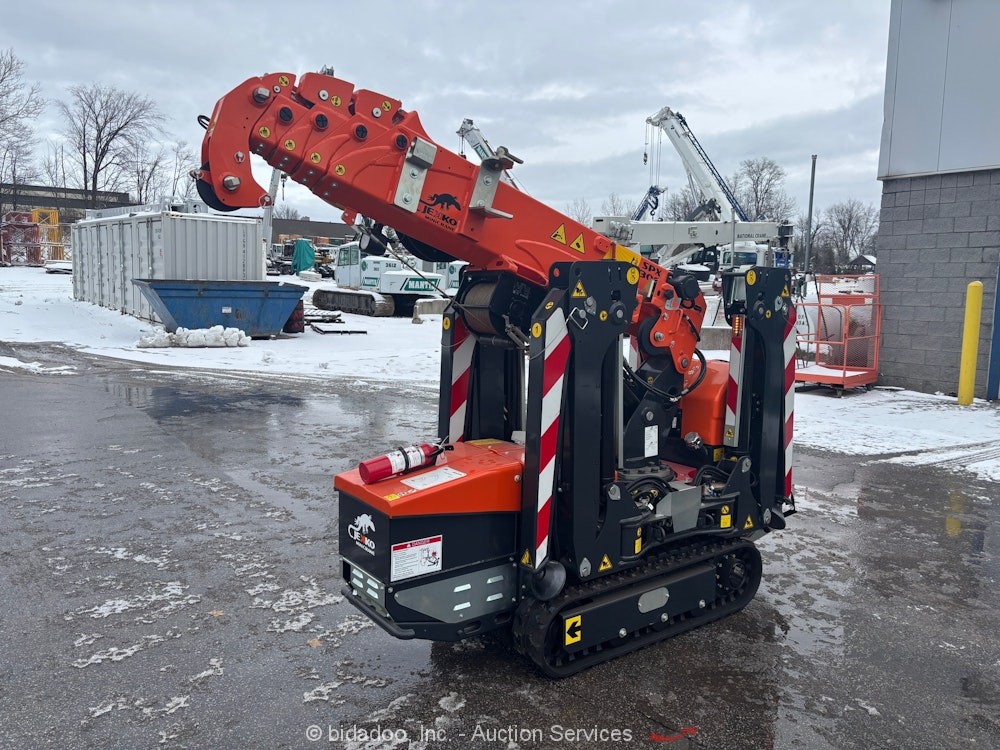 2022 Jekko SPX309HC+ 25′ Electric Atrium Mini Crawler Spider Crane bidadoo -New