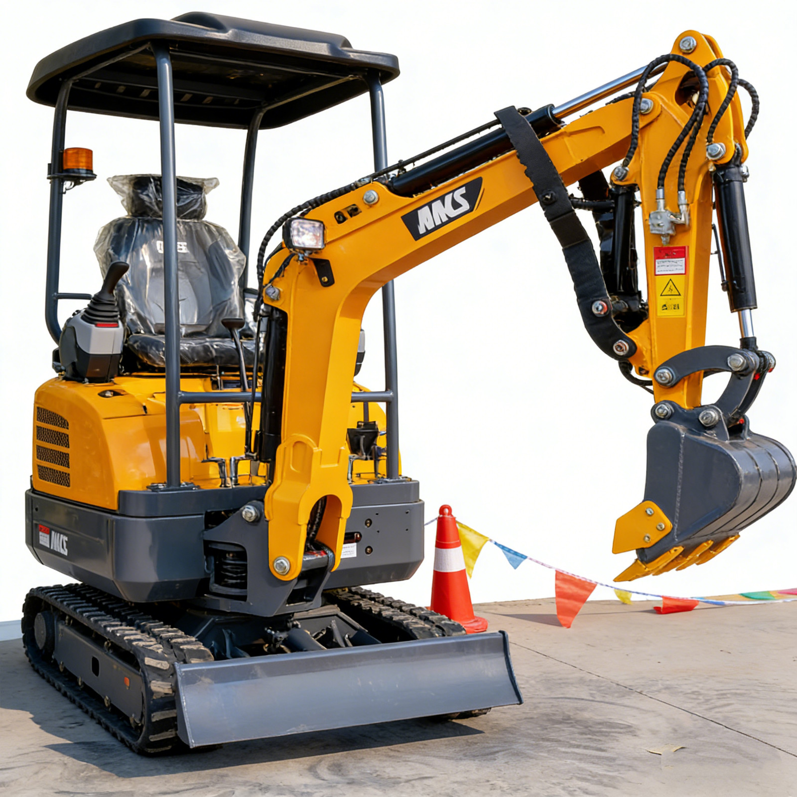 FREE SHIP 1.6Ton Mini Excavator EPA B&S Engine Tracked Crawler Digger side swing