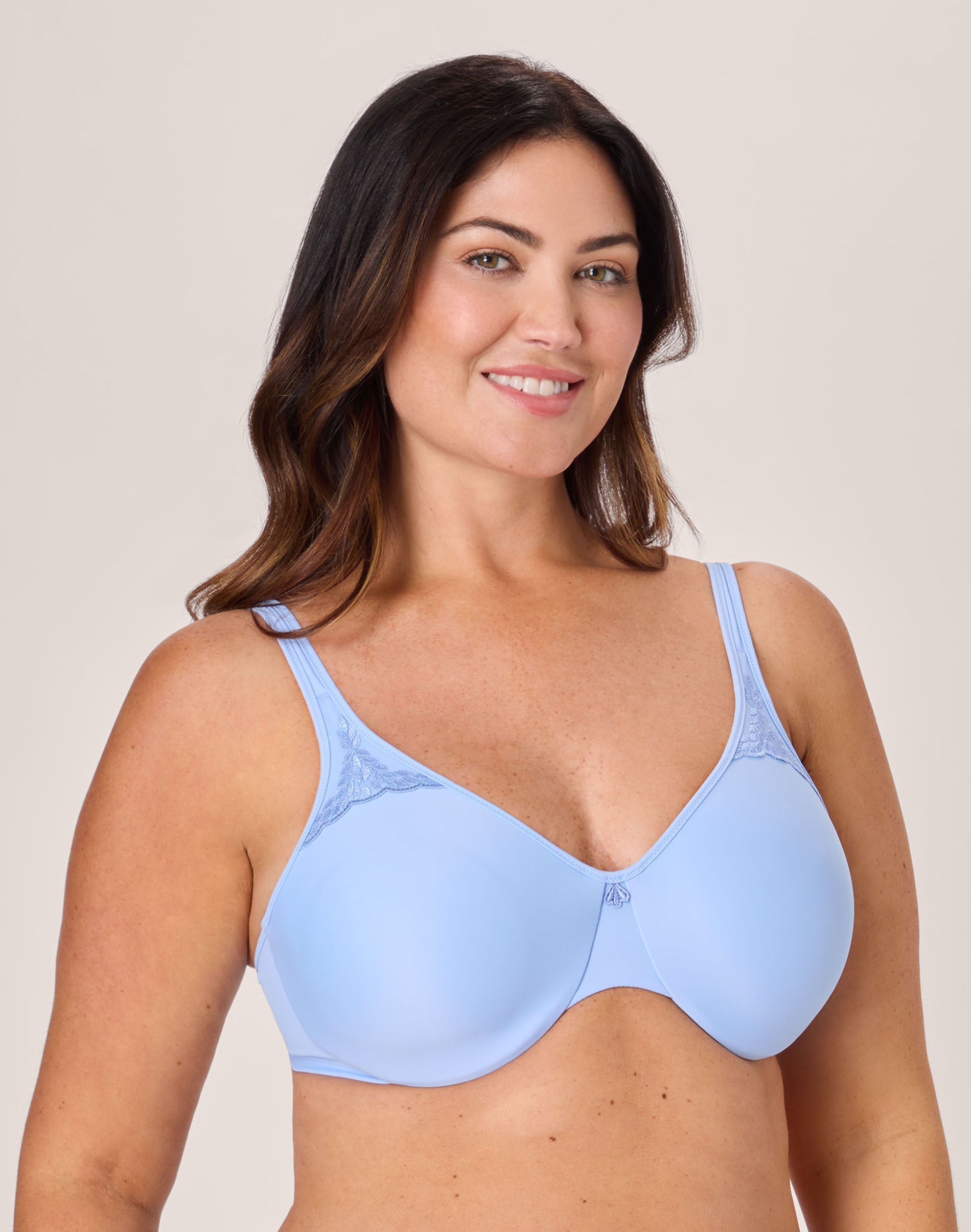 Bali Passion for Comfort Underwire Minimizer Bra Zen Blue 36DD Women’s