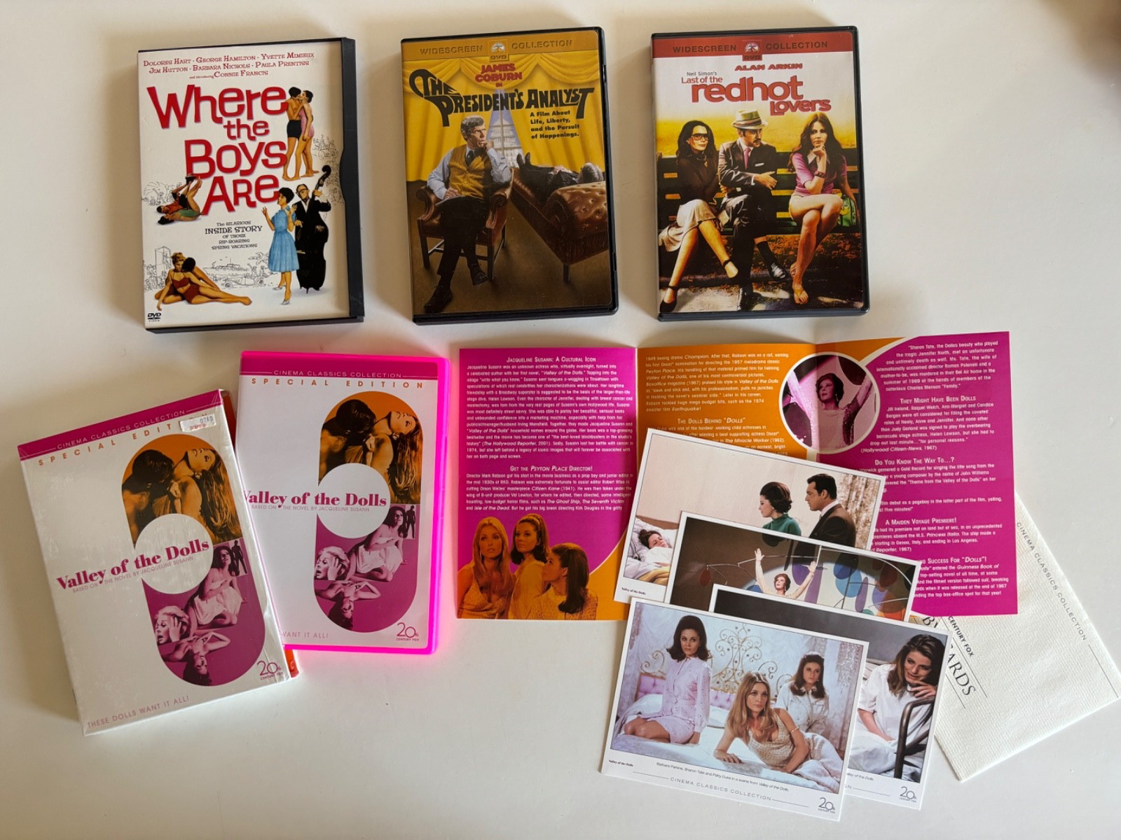 DVD Lot 4 Titles VALLEY OF THE DOLLS Paula Prentiss SHARON TATE Coburn YVETTE M
