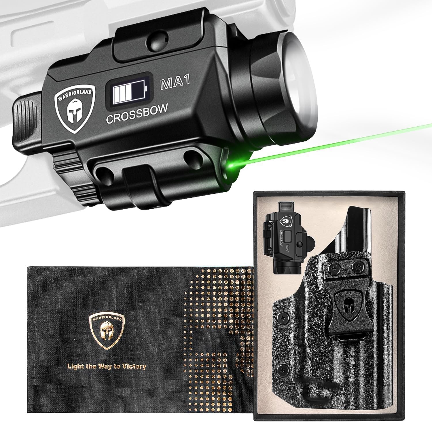 800-Lumen MA1 Laser Light,Fits S&W M&P 9 M2.0 Pistols (3.6″/4.0” /4.25″ Barrel)