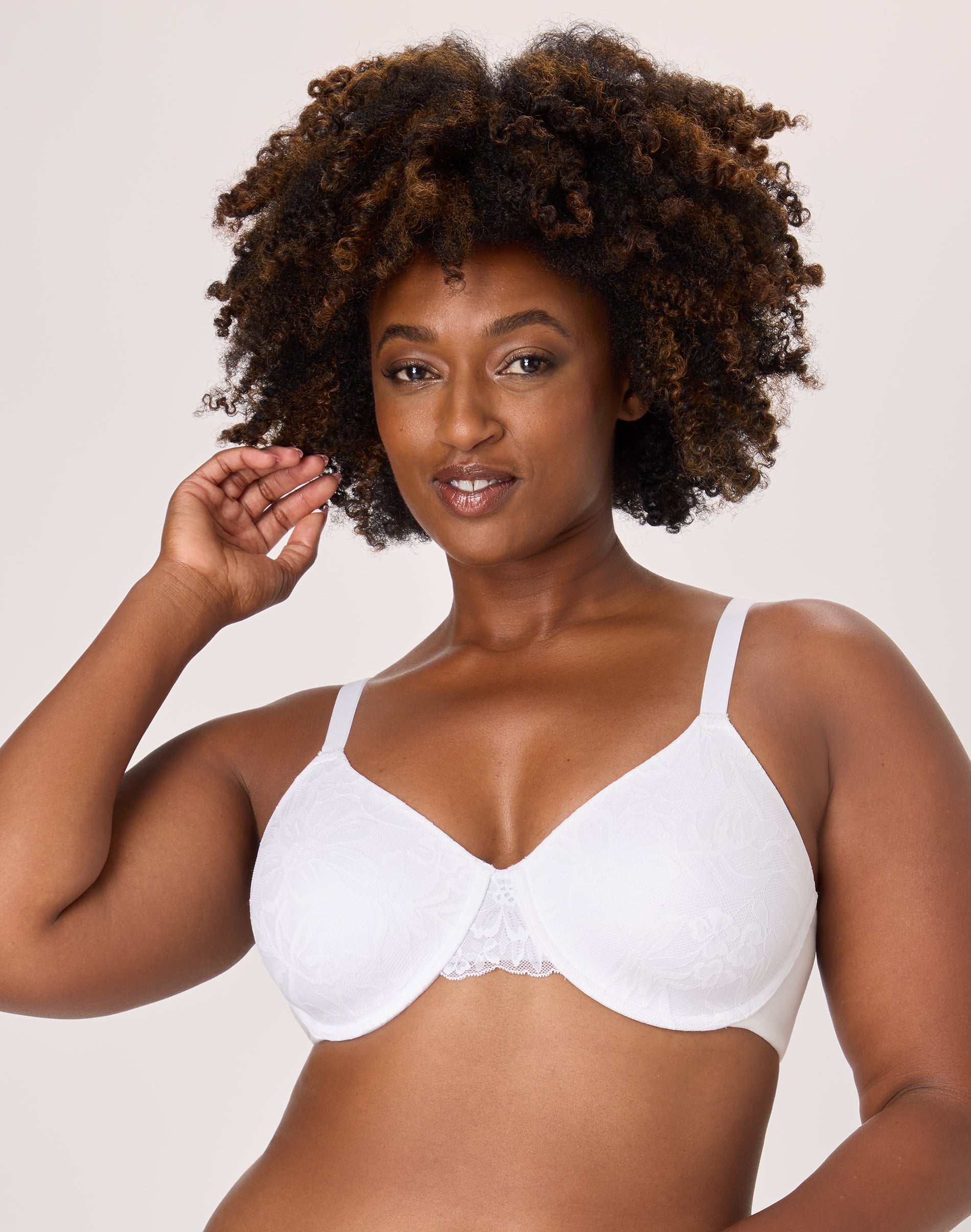 Bali Breathe Women’s T-Shirt Underwire Bra White 36DD