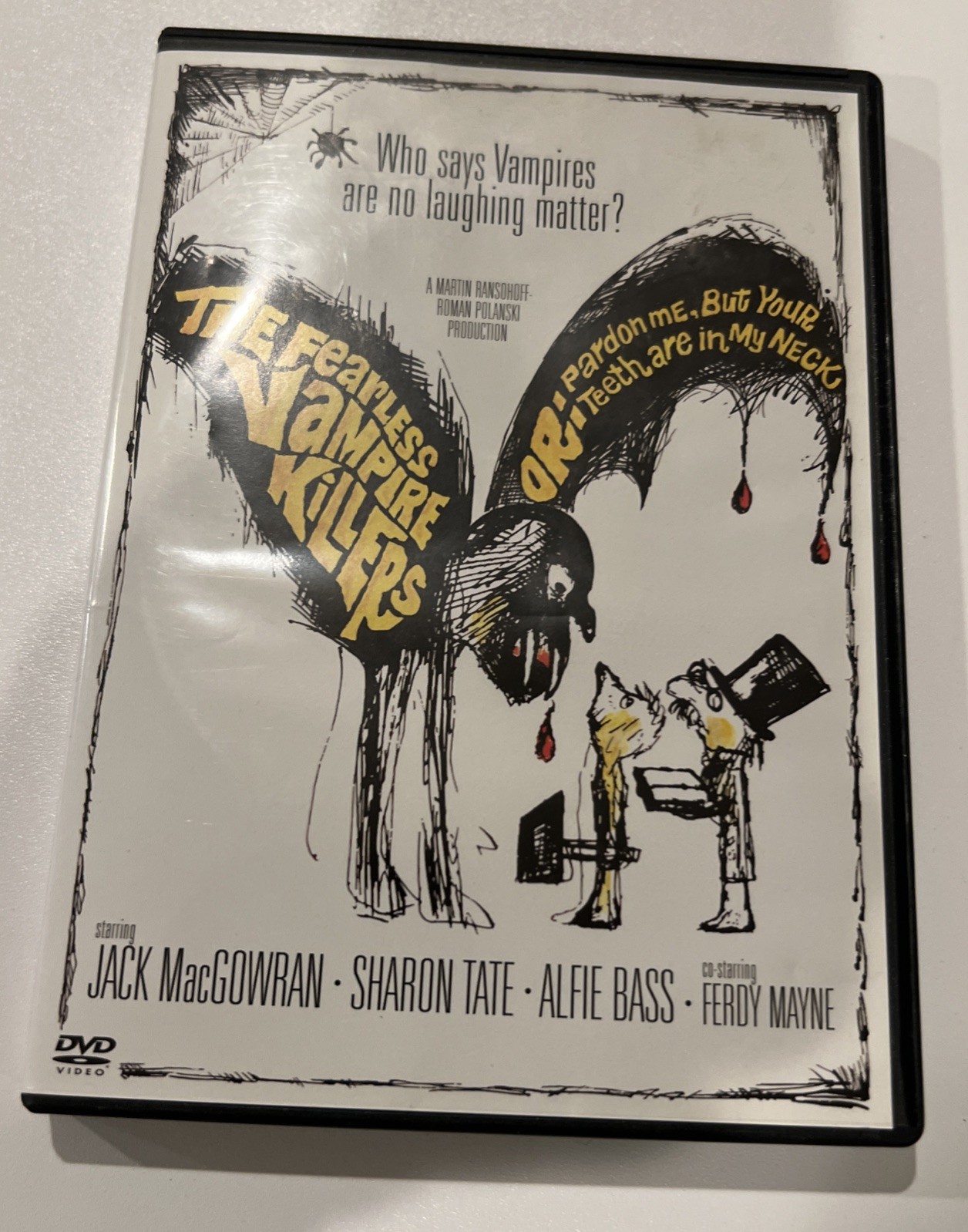 The Fearless Vampire Killers DVD 1966 Roman Polanski Sharon Tate 60s Dark Comedy