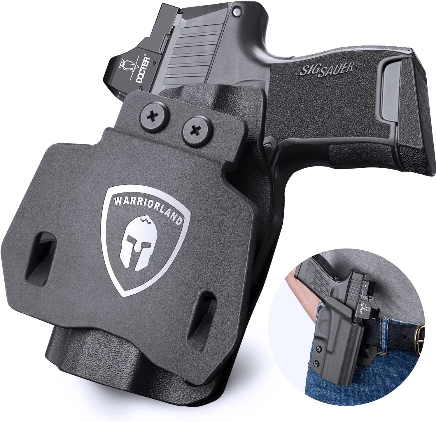 OWB Kydex Holster Fit Sig P365/P365 SAS/P365X/ P365XL Pistol ,Outside Waistband