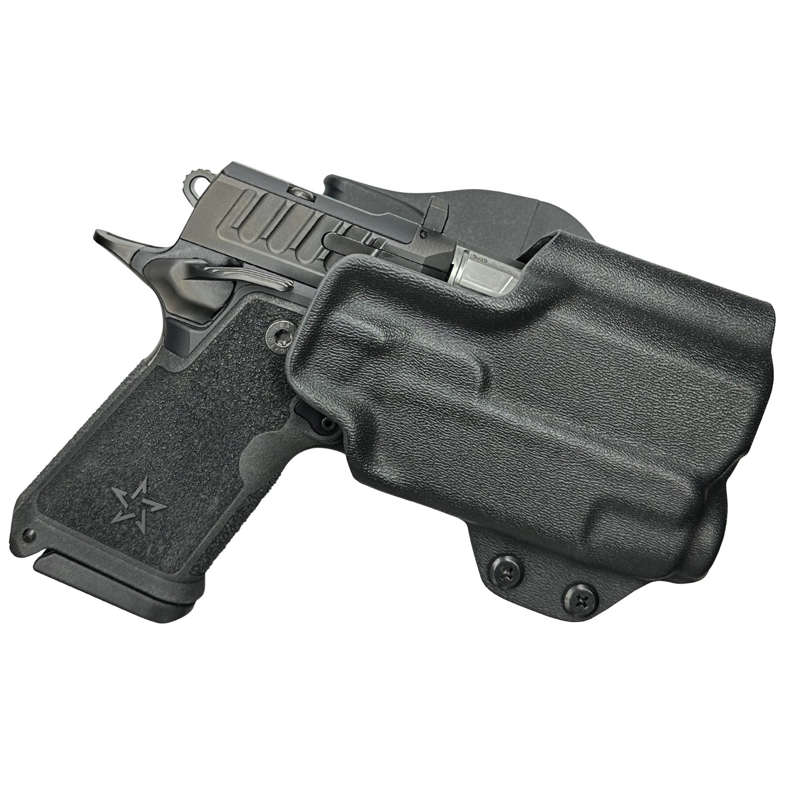 OWB Quick Detach Paddle Holster Fits Staccato HD C3.6 with Streamlight TLR-7X