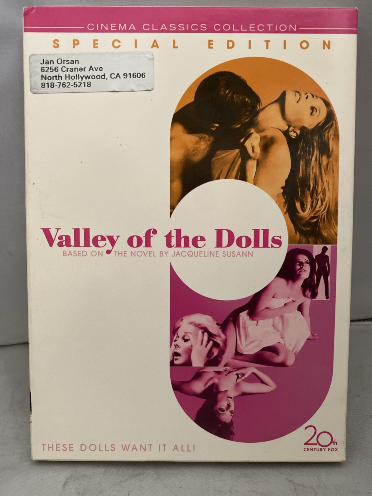 Valley of the Dolls (DVD, 1967, 2 Disc Set, Special Edition) Sharon Tate