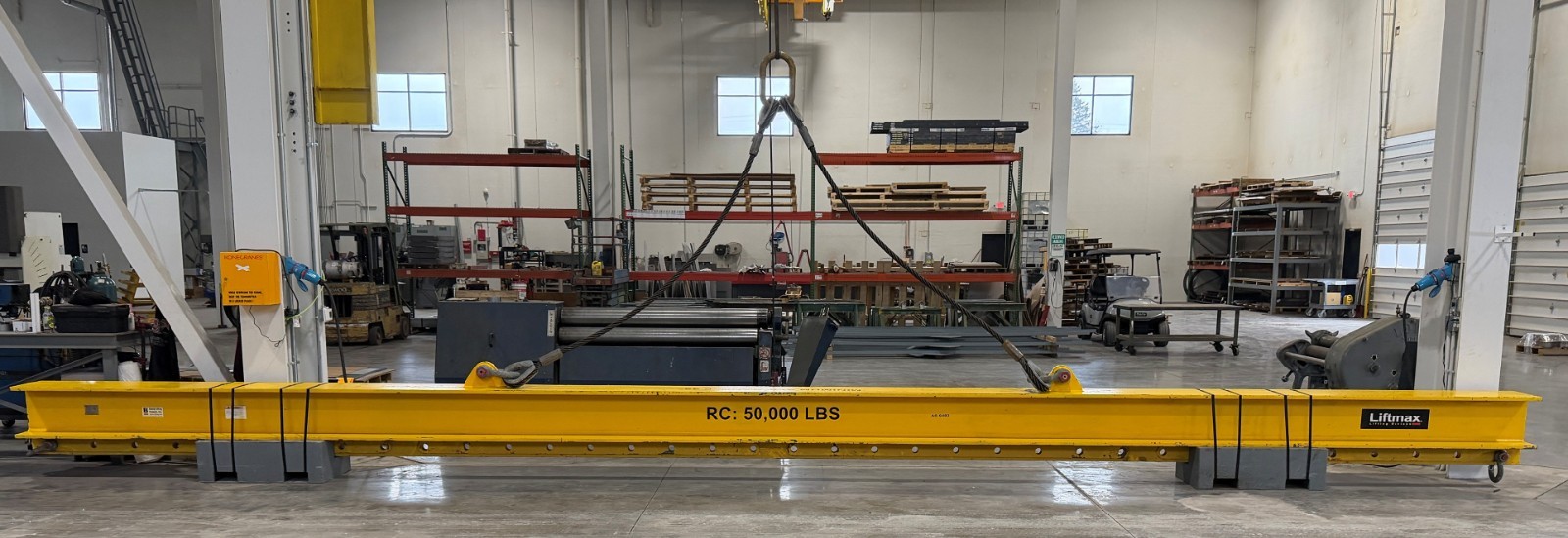 25 TON X 35′ LONG SPREADER BAR / LIFTING BEAM