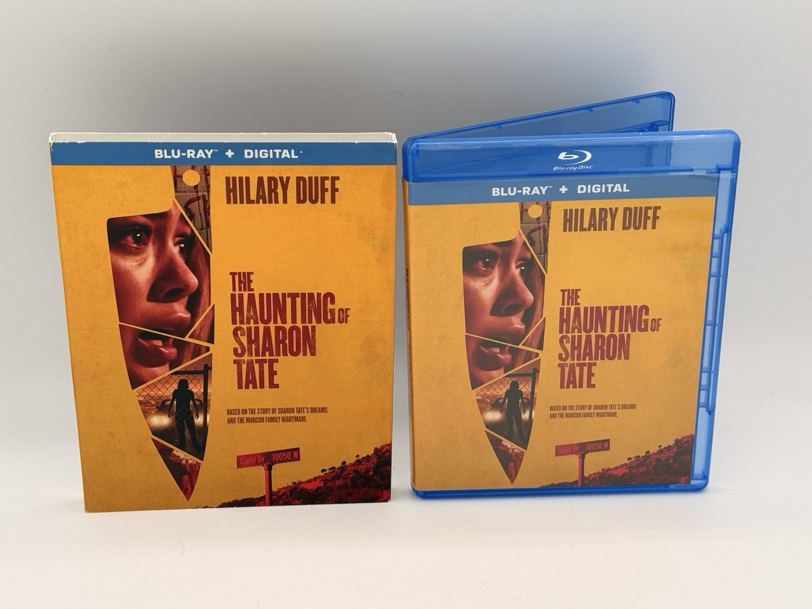 The Haunting Of Sharon Tate (Blu-ray) with SLIPCOVER Hilary Duff Horror Thriller