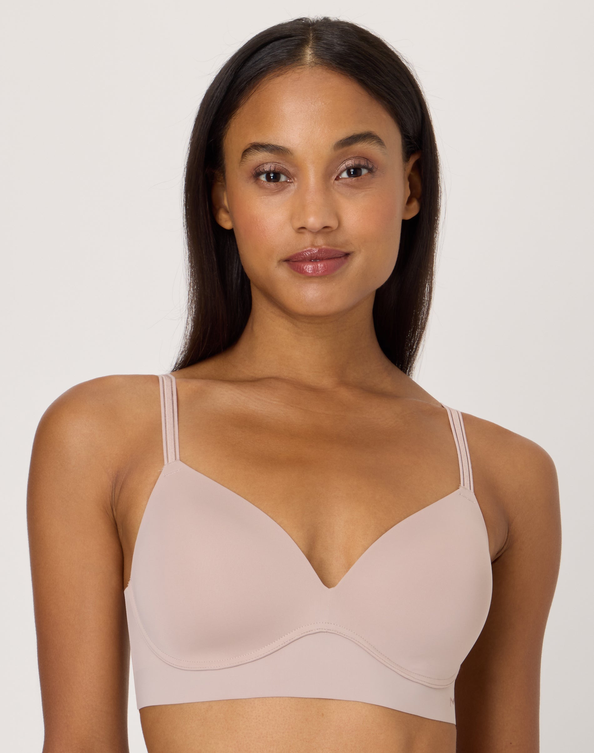 Maidenform Barely There Full Coverage Wireless Bra Evening Blush L/DD Women’s