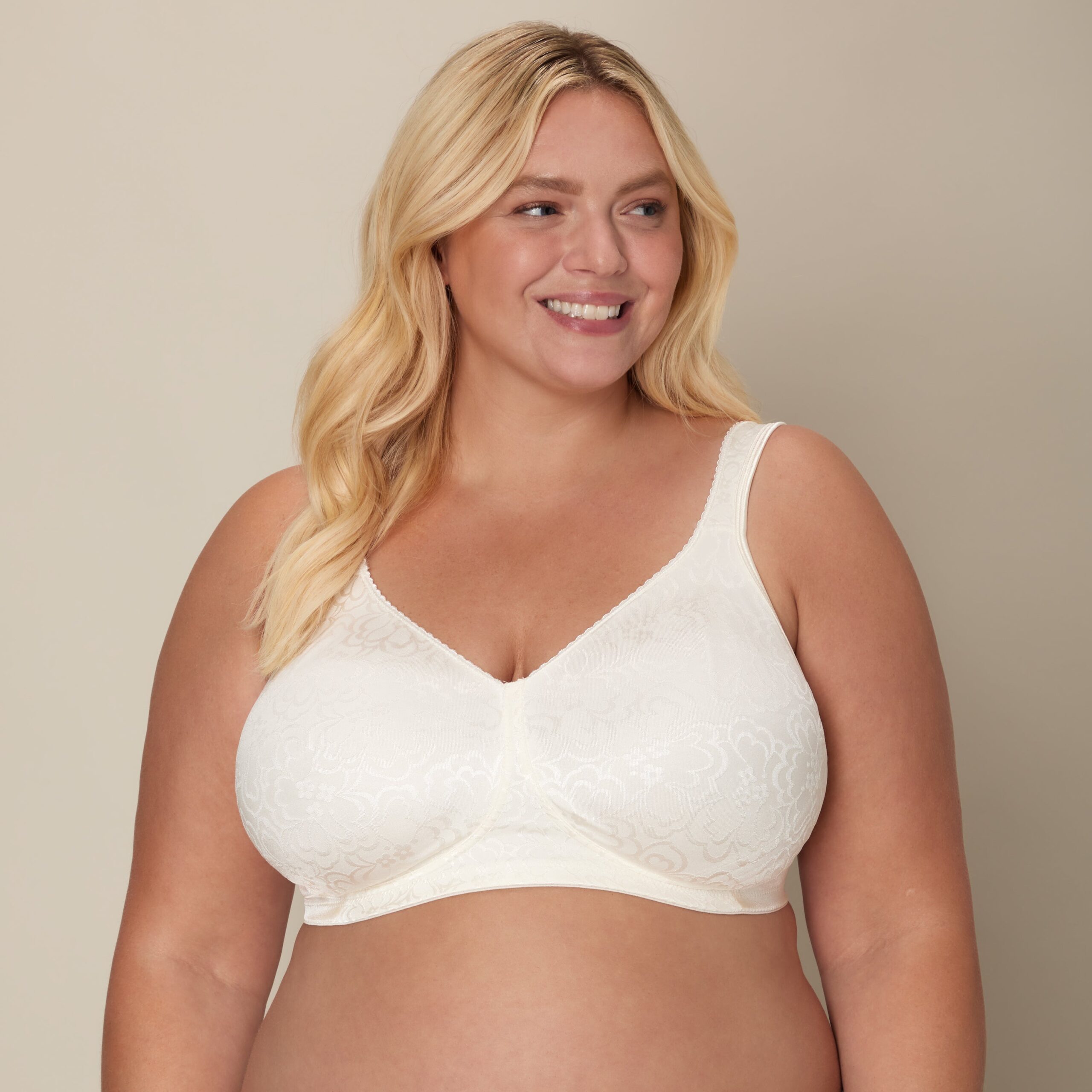 Playtex 18 Hour Ultimate Lift & Support Wireless Bra Mother of Pearl 40DDD Women’s
