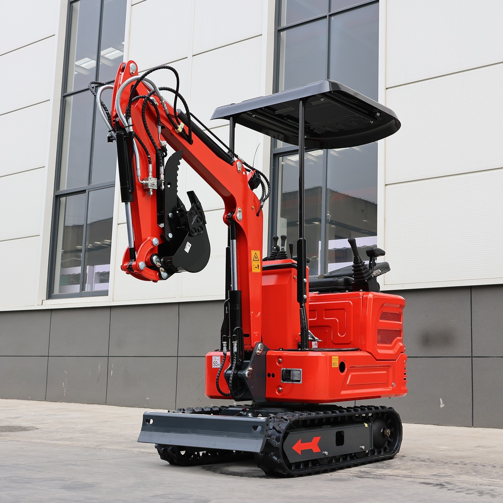 Mini Excavator 1.4Ton Kubota Diesel Pilot System EPA 11.5HP Free Shipping