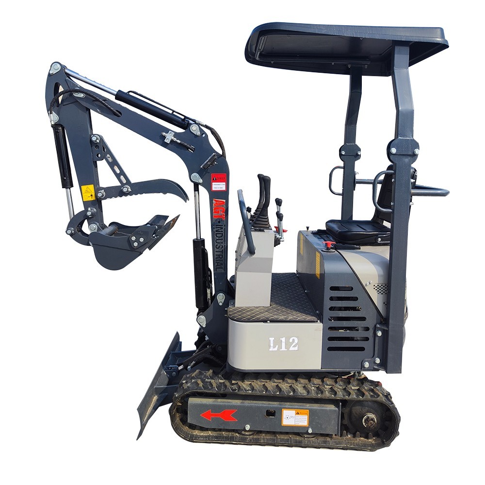 NEW AGT 13.5 HP 1 ton Mini Excavator Digger Tracked Crawler B&S EPA Gas Engine