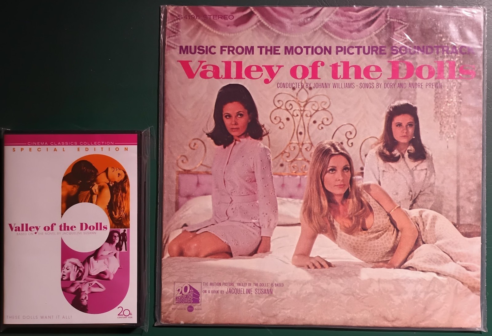 VALLEY OF THE DOLLS (DVD & LP Vinyl Record LOT) ***VGC*** 60’s Sharon Tate