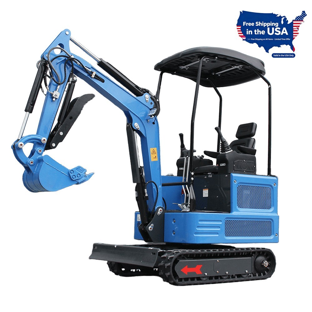 1.8Ton Mini Excavator Crawler Tracked Kubota Twin cylinder Diesel USA STOCK EPA