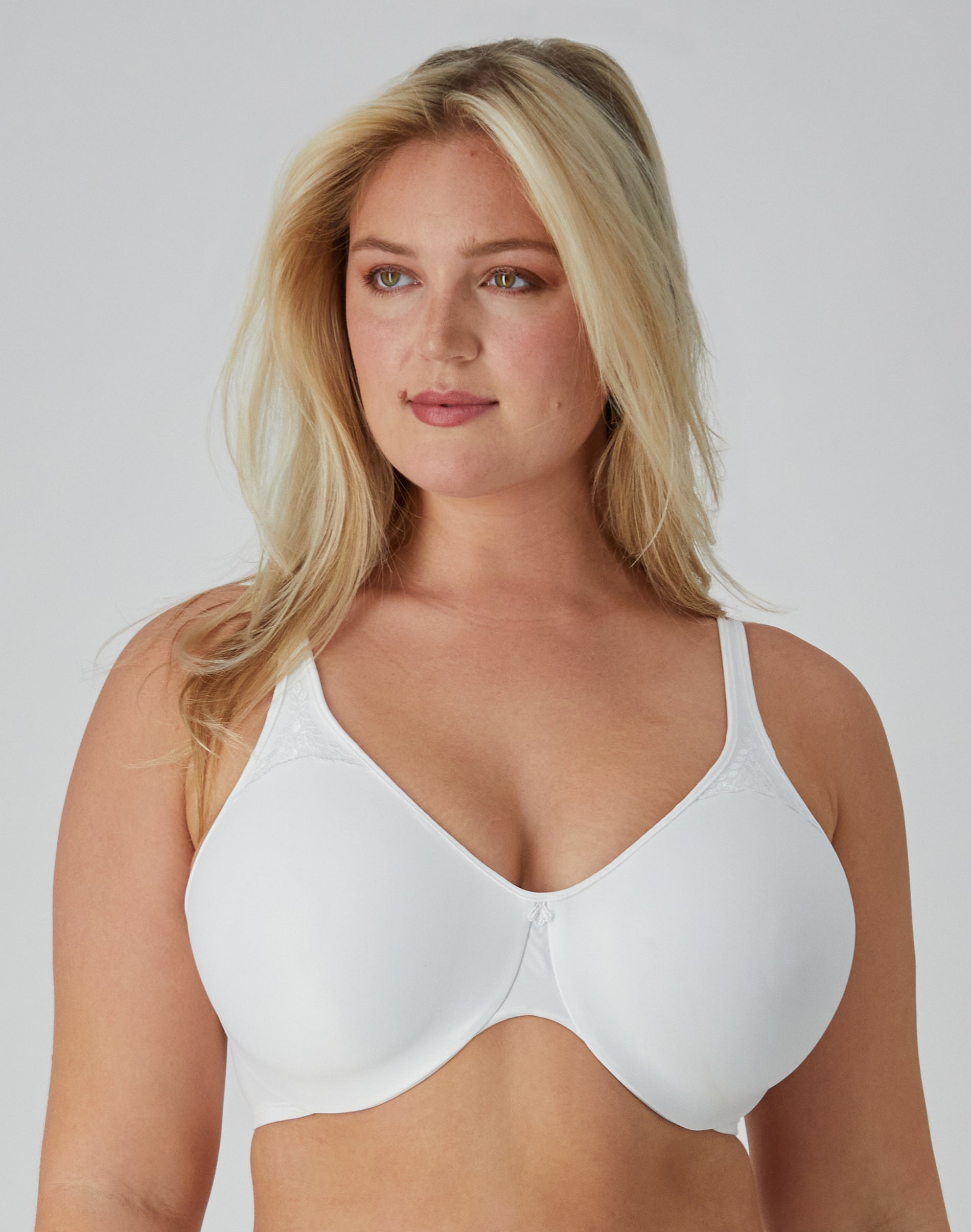 Bali Passion for Comfort Underwire Minimizer Bra White 34DD Women’s