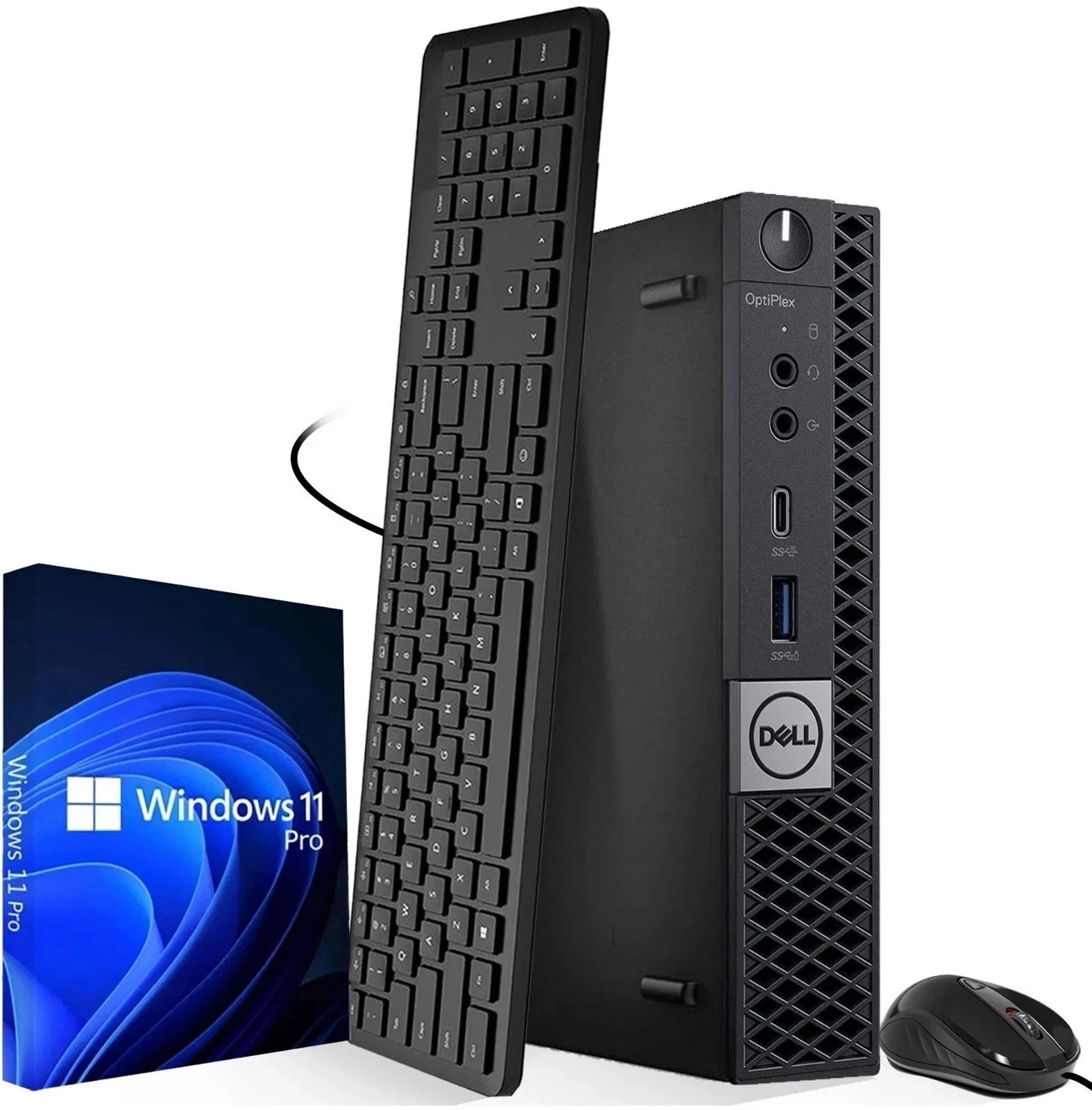 Dell 5060 Micro PC intel i5-8th, 8GB RAM 128GB SSD Built-in WiFi Windows 11 Pro