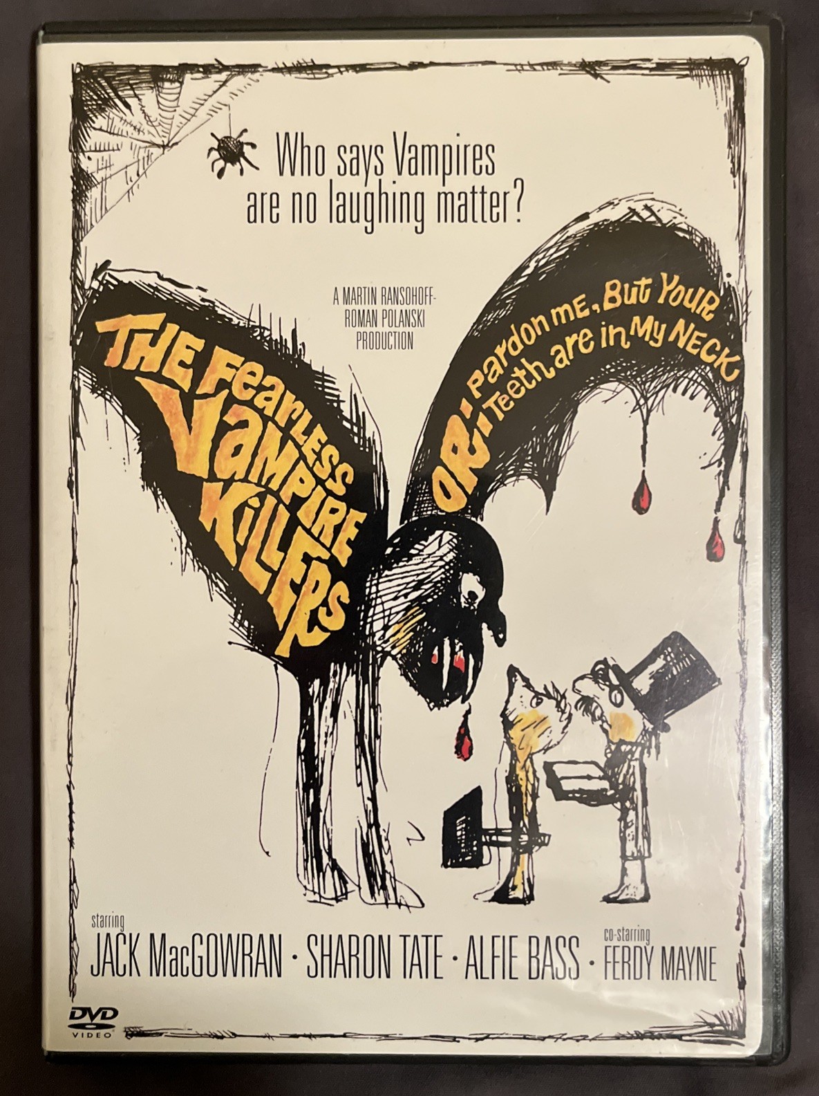 The Fearless Vampire Killers. Roman Polanski Sharon Tate Cult DVD. Rare!